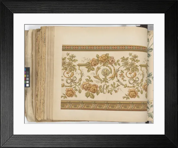 Framed Print : Page from New Artistic Wall Papers Framed Print : Page from New Artistic Wall Papers