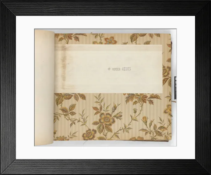 Framed Print : Page from New Artistic Wall Papers Framed Print : Page from New Artistic Wall Papers