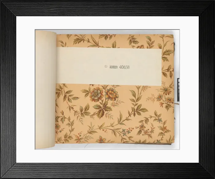 Framed Print : Page from New Artistic Wall Papers Framed Print : Page from New Artistic Wall Papers