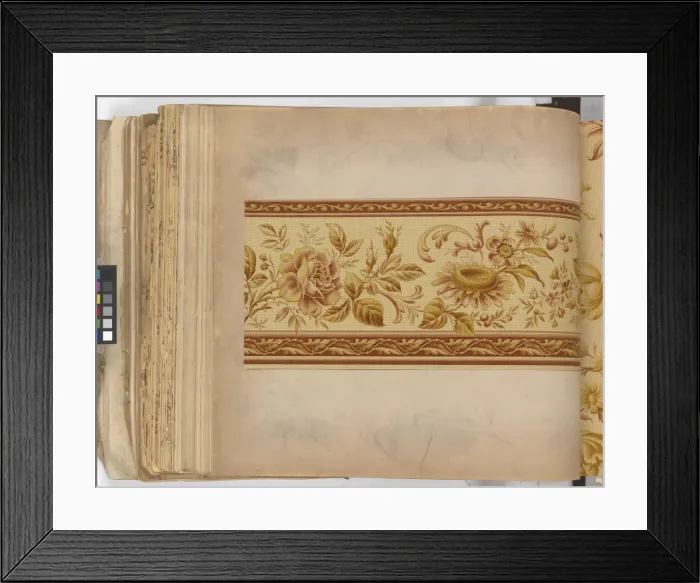 Framed Print : Page from New Artistic Wall Papers Framed Print : Page from New Artistic Wall Papers