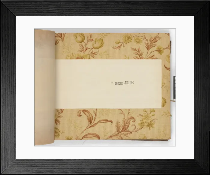 Framed Print : Page from New Artistic Wall Papers Framed Print : Page from New Artistic Wall Papers