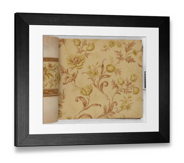 Framed Print : Page from New Artistic Wall Papers Framed Print : Page from New Artistic Wall Papers