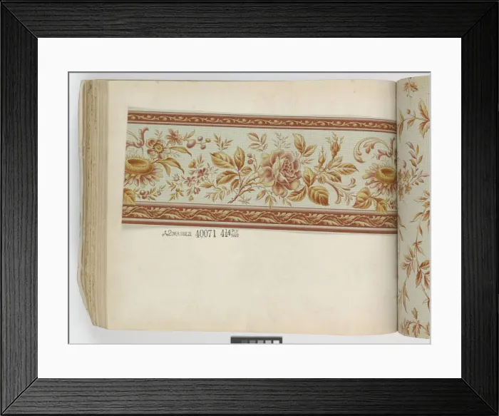 Framed Print : Page from New Artistic Wall Papers Framed Print : Page from New Artistic Wall Papers