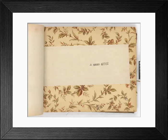 Framed Print : Page from New Artistic Wall Papers Framed Print : Page from New Artistic Wall Papers