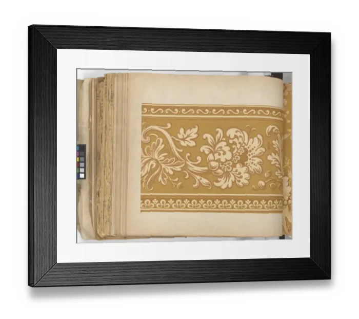 Framed Print : Page from New Artistic Wall Papers Framed Print : Page from New Artistic Wall Papers