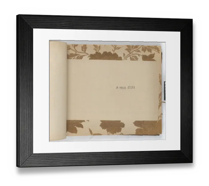 Framed Print : Page from New Artistic Wall Papers Framed Print : Page from New Artistic Wall Papers