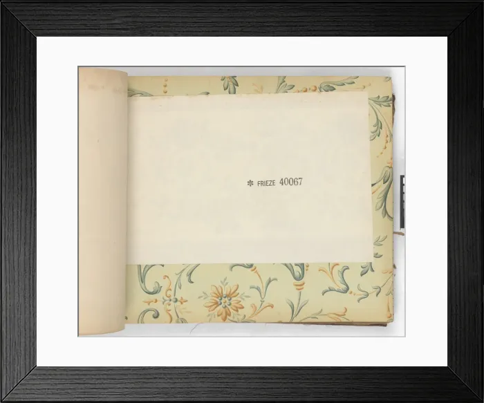 Framed Print : Page from New Artistic Wall Papers Framed Print : Page from New Artistic Wall Papers