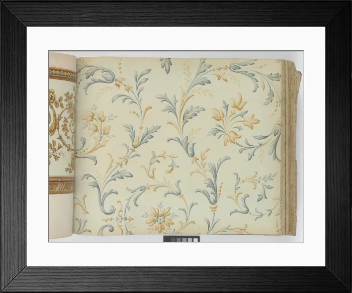 Framed Print : Page from New Artistic Wall Papers Framed Print : Page from New Artistic Wall Papers