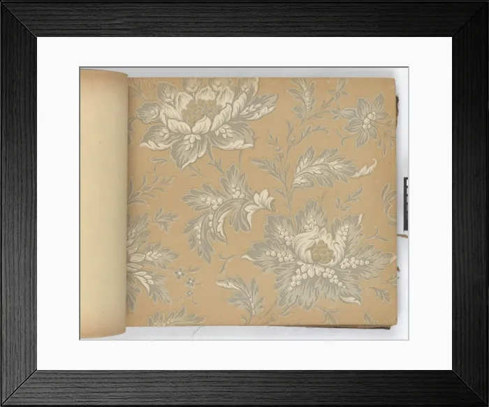 Framed Print : Page from New Artistic Wall Papers Framed Print : Page from New Artistic Wall Papers