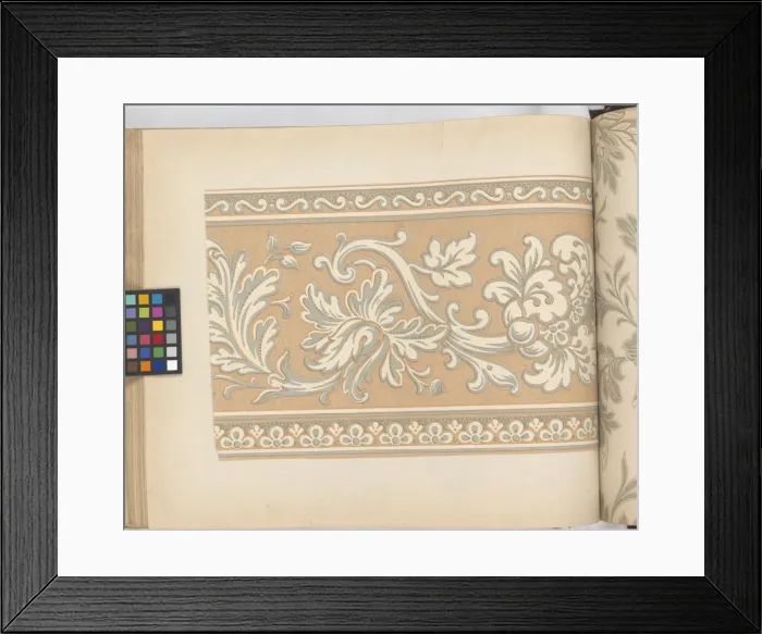 Framed Print : Page from New Artistic Wall Papers Framed Print : Page from New Artistic Wall Papers