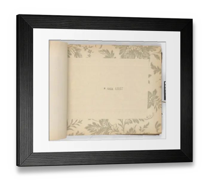 Framed Print : Page from New Artistic Wall Papers Framed Print : Page from New Artistic Wall Papers