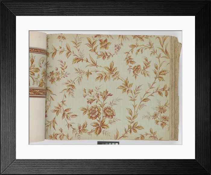 Framed Print : Page from New Artistic Wall Papers Framed Print : Page from New Artistic Wall Papers
