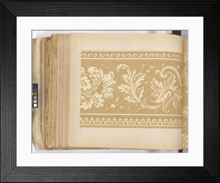 Framed Print : Page from New Artistic Wall Papers Framed Print : Page from New Artistic Wall Papers