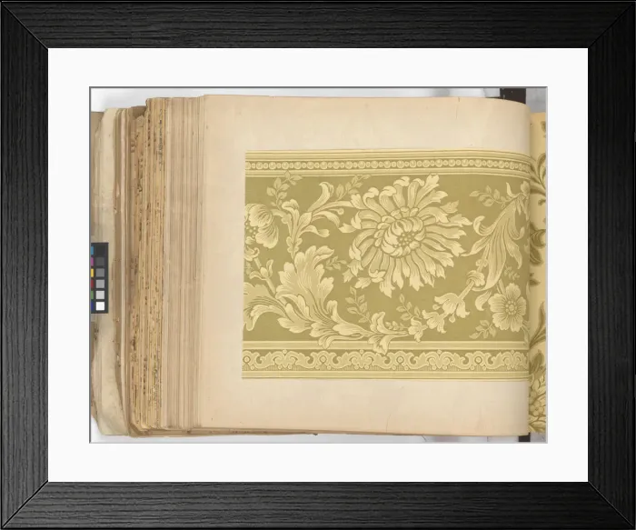 Framed Print : Page from New Artistic Wall Papers Framed Print : Page from New Artistic Wall Papers