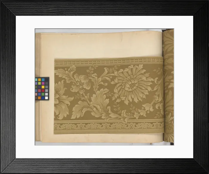 Framed Print : Page from New Artistic Wall Papers Framed Print : Page from New Artistic Wall Papers