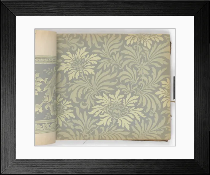 Framed Print : Page from New Artistic Wall Papers Framed Print : Page from New Artistic Wall Papers