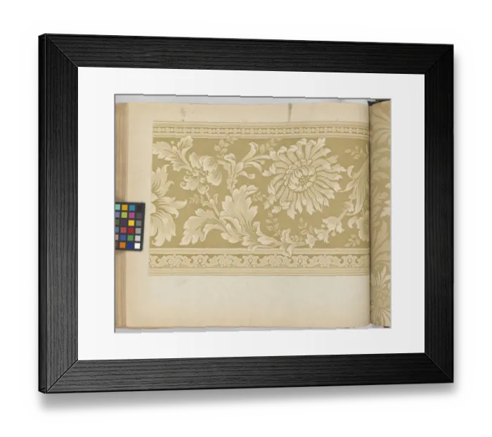 Framed Print : Page from New Artistic Wall Papers Framed Print : Page from New Artistic Wall Papers