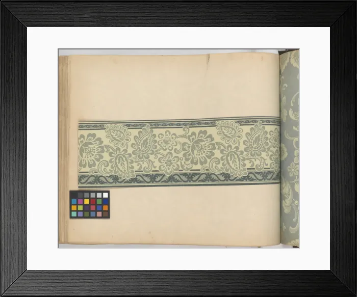 Framed Print : Page from New Artistic Wall Papers Framed Print : Page from New Artistic Wall Papers