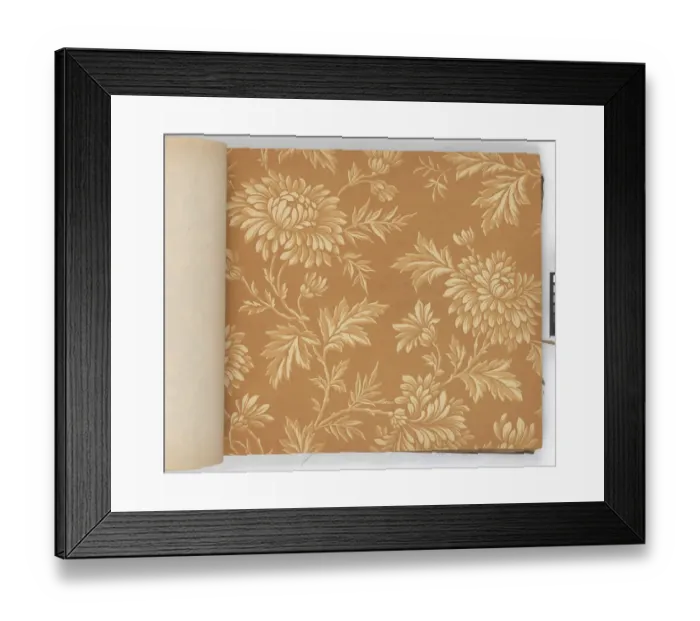 Framed Print : Page from New Artistic Wall Papers Framed Print : Page from New Artistic Wall Papers