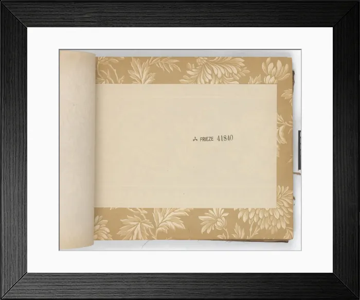 Framed Print : Page from New Artistic Wall Papers Framed Print : Page from New Artistic Wall Papers