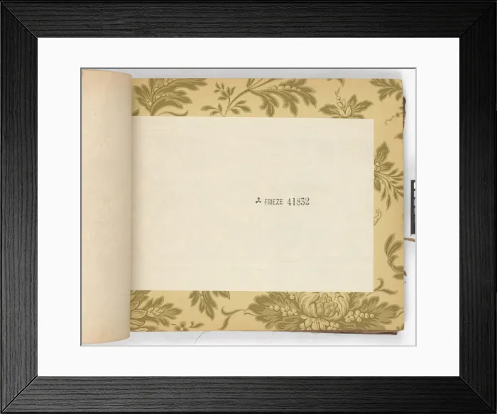 Framed Print : Page from New Artistic Wall Papers Framed Print : Page from New Artistic Wall Papers