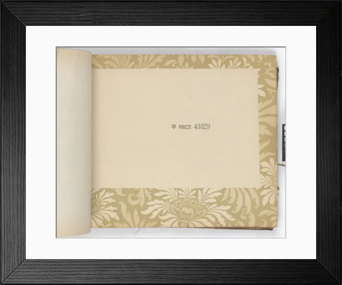 Framed Print : Page from New Artistic Wall Papers Framed Print : Page from New Artistic Wall Papers