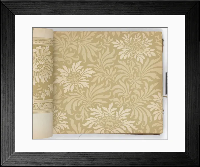 Framed Print : Page from New Artistic Wall Papers Framed Print : Page from New Artistic Wall Papers