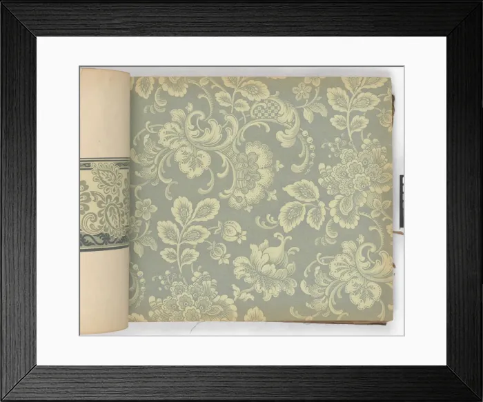 Framed Print : Page from New Artistic Wall Papers Framed Print : Page from New Artistic Wall Papers