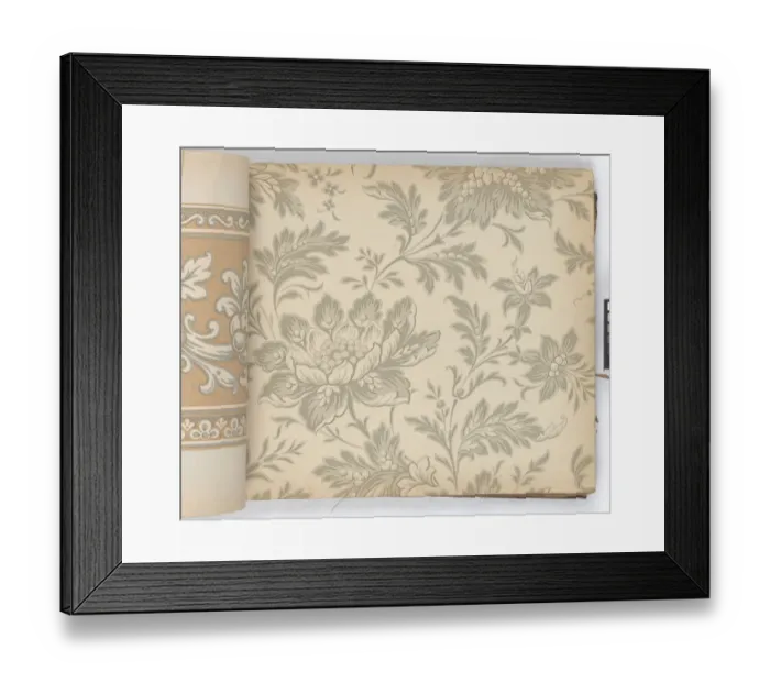 Framed Print : Page from New Artistic Wall Papers Framed Print : Page from New Artistic Wall Papers