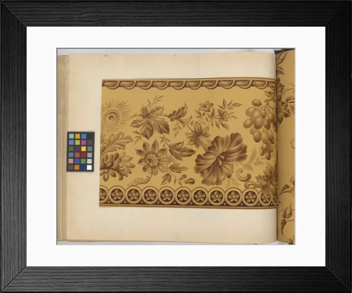 Framed Print : Page from New Artistic Wall Papers Framed Print : Page from New Artistic Wall Papers