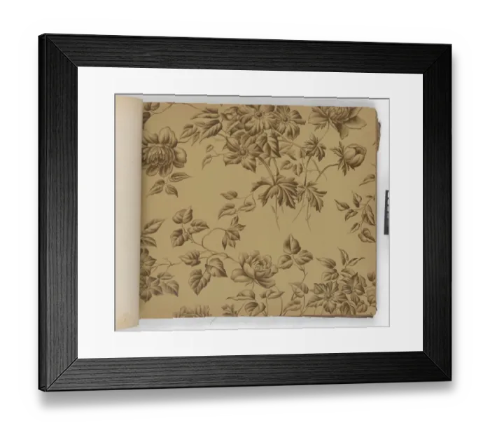 Framed Print : Page from New Artistic Wall Papers Framed Print : Page from New Artistic Wall Papers