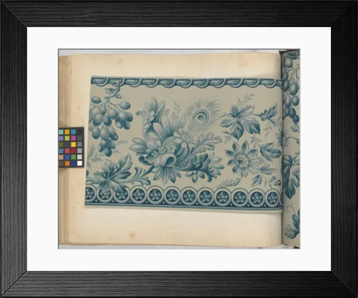 Framed Print : Page from New Artistic Wall Papers Framed Print : Page from New Artistic Wall Papers