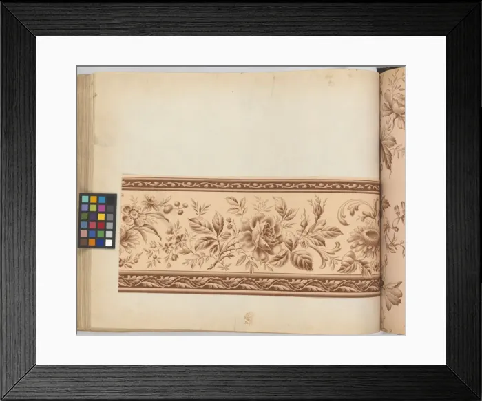 Framed Print : Page from New Artistic Wall Papers Framed Print : Page from New Artistic Wall Papers