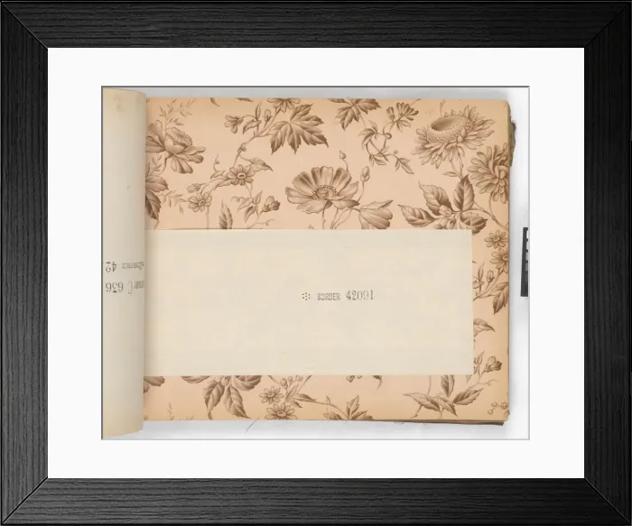 Framed Print : Page from New Artistic Wall Papers Framed Print : Page from New Artistic Wall Papers