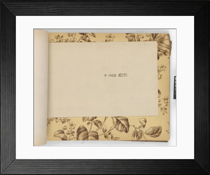 Framed Print : Page from New Artistic Wall Papers Framed Print : Page from New Artistic Wall Papers