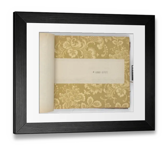 Framed Print : Page from New Artistic Wall Papers Framed Print : Page from New Artistic Wall Papers