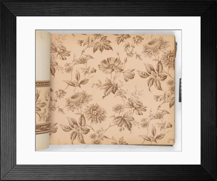 Framed Print : Page from New Artistic Wall Papers Framed Print : Page from New Artistic Wall Papers