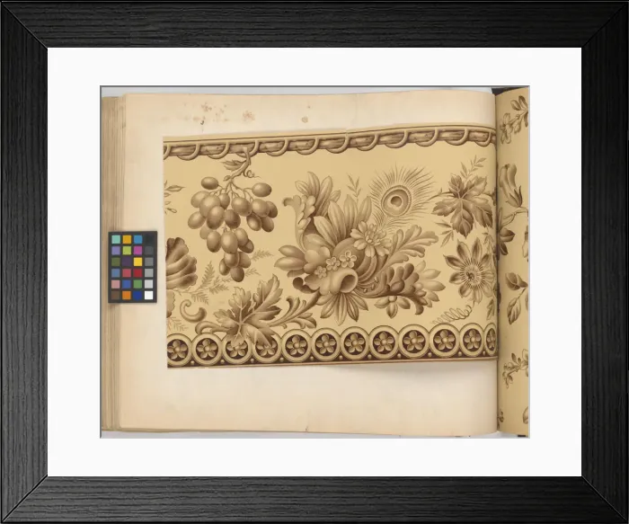 Framed Print : Page from New Artistic Wall Papers Framed Print : Page from New Artistic Wall Papers