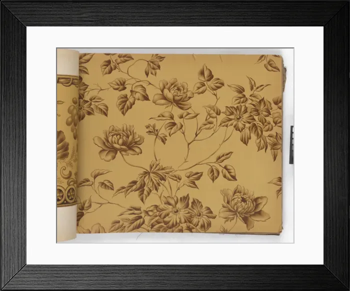 Framed Print : Page from New Artistic Wall Papers Framed Print : Page from New Artistic Wall Papers