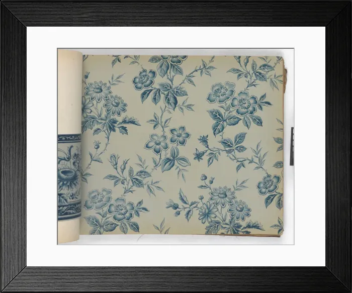 Framed Print : Page from New Artistic Wall Papers Framed Print : Page from New Artistic Wall Papers
