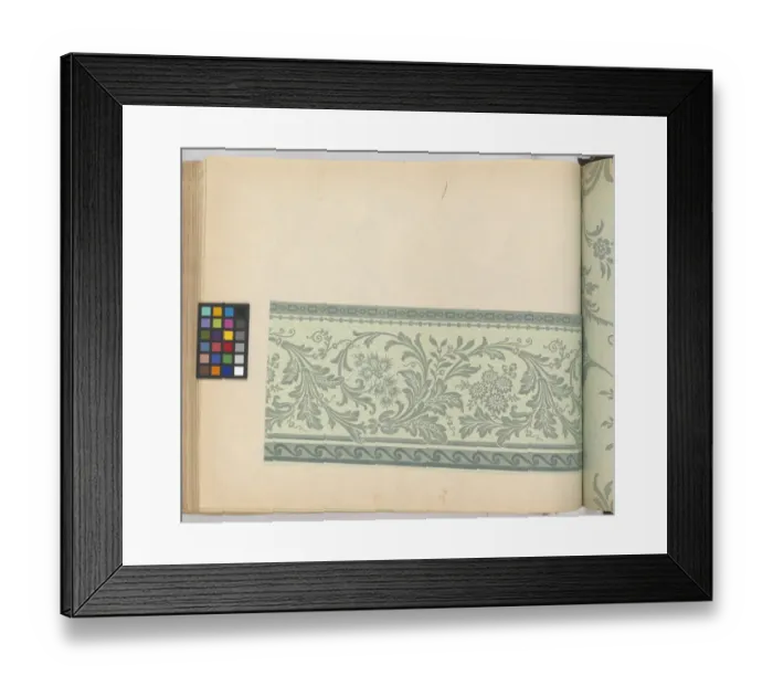 Framed Print : Page from New Artistic Wall Papers Framed Print : Page from New Artistic Wall Papers