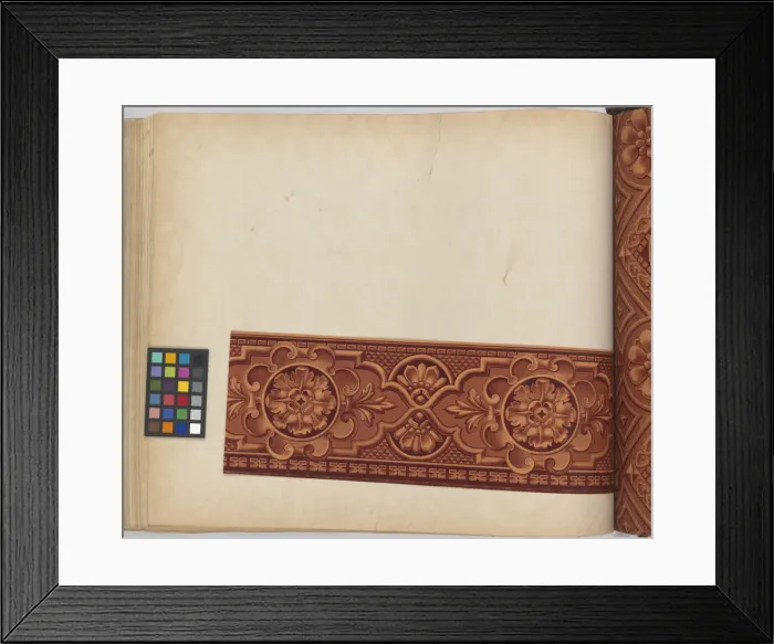 Framed Print : Page from New Artistic Wall Papers Framed Print : Page from New Artistic Wall Papers