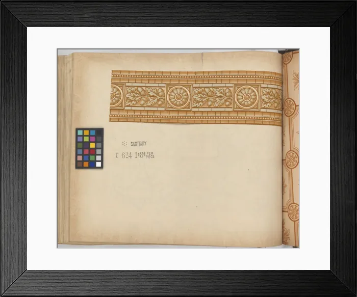 Framed Print : Page from New Artistic Wall Papers Framed Print : Page from New Artistic Wall Papers