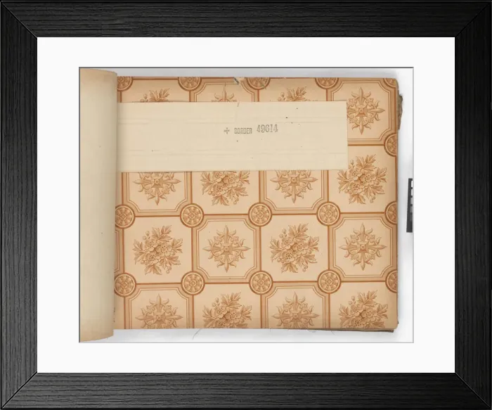 Framed Print : Page from New Artistic Wall Papers Framed Print : Page from New Artistic Wall Papers