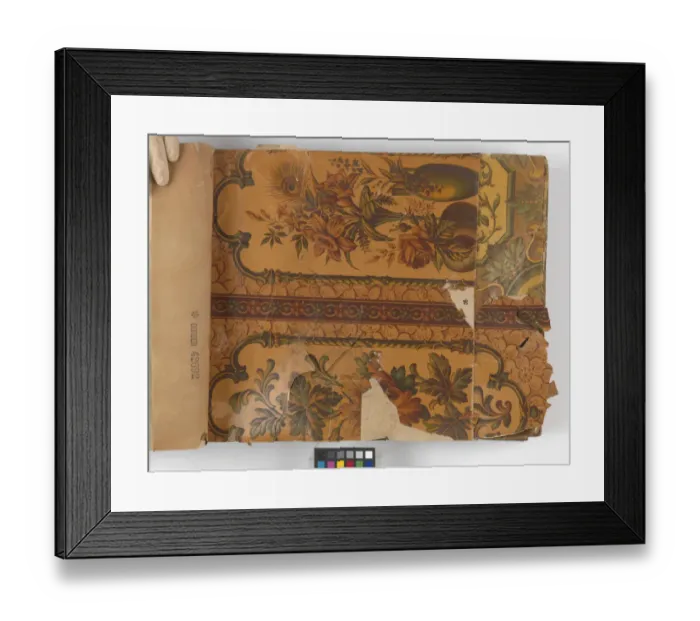 Framed Print : Page from New Artistic Wall Papers Framed Print : Page from New Artistic Wall Papers