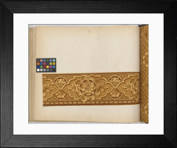 Framed Print : Page from New Artistic Wall Papers Framed Print : Page from New Artistic Wall Papers