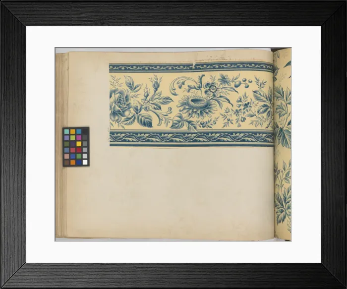 Framed Print : Page from New Artistic Wall Papers Framed Print : Page from New Artistic Wall Papers