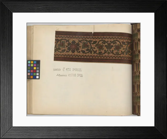 Framed Print : Page from New Artistic Wall Papers Framed Print : Page from New Artistic Wall Papers
