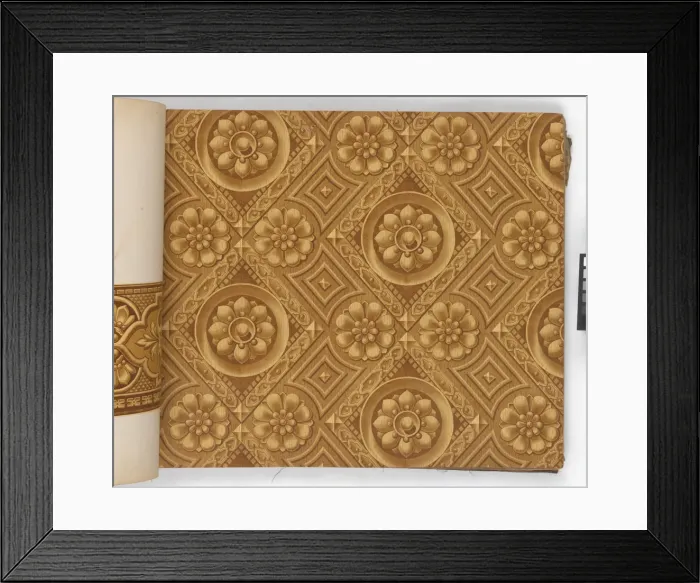 Framed Print : Page from New Artistic Wall Papers Framed Print : Page from New Artistic Wall Papers
