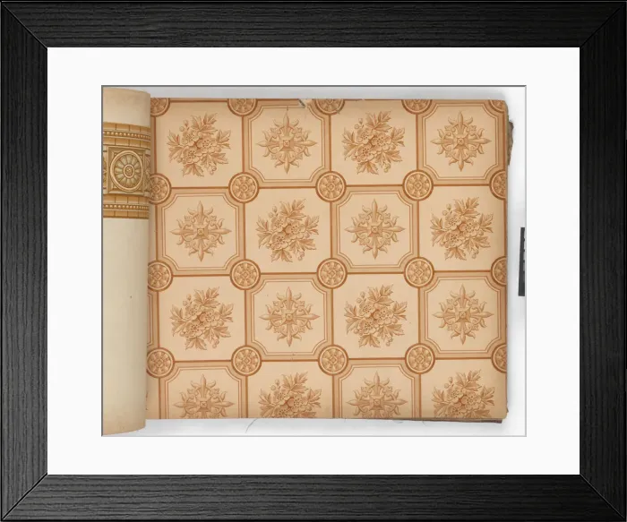 Framed Print : Page from New Artistic Wall Papers Framed Print : Page from New Artistic Wall Papers